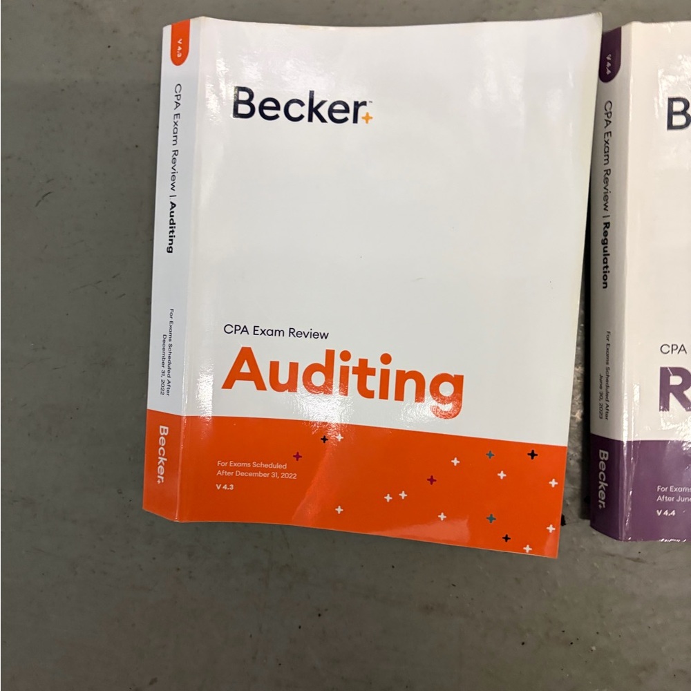 Becker CPA Exam Review Books Set - Picture 2 of 4